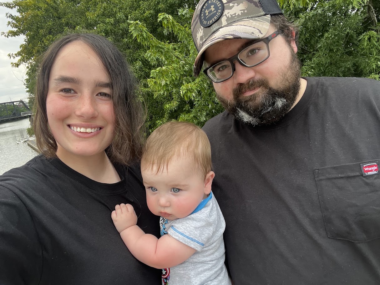 Anthony with his family